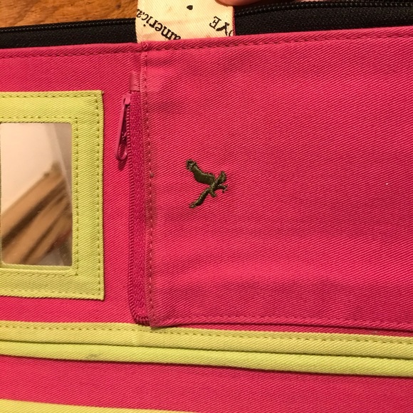 American Eagle Navy and Pink Floral Clutch - Picture 6 of 7